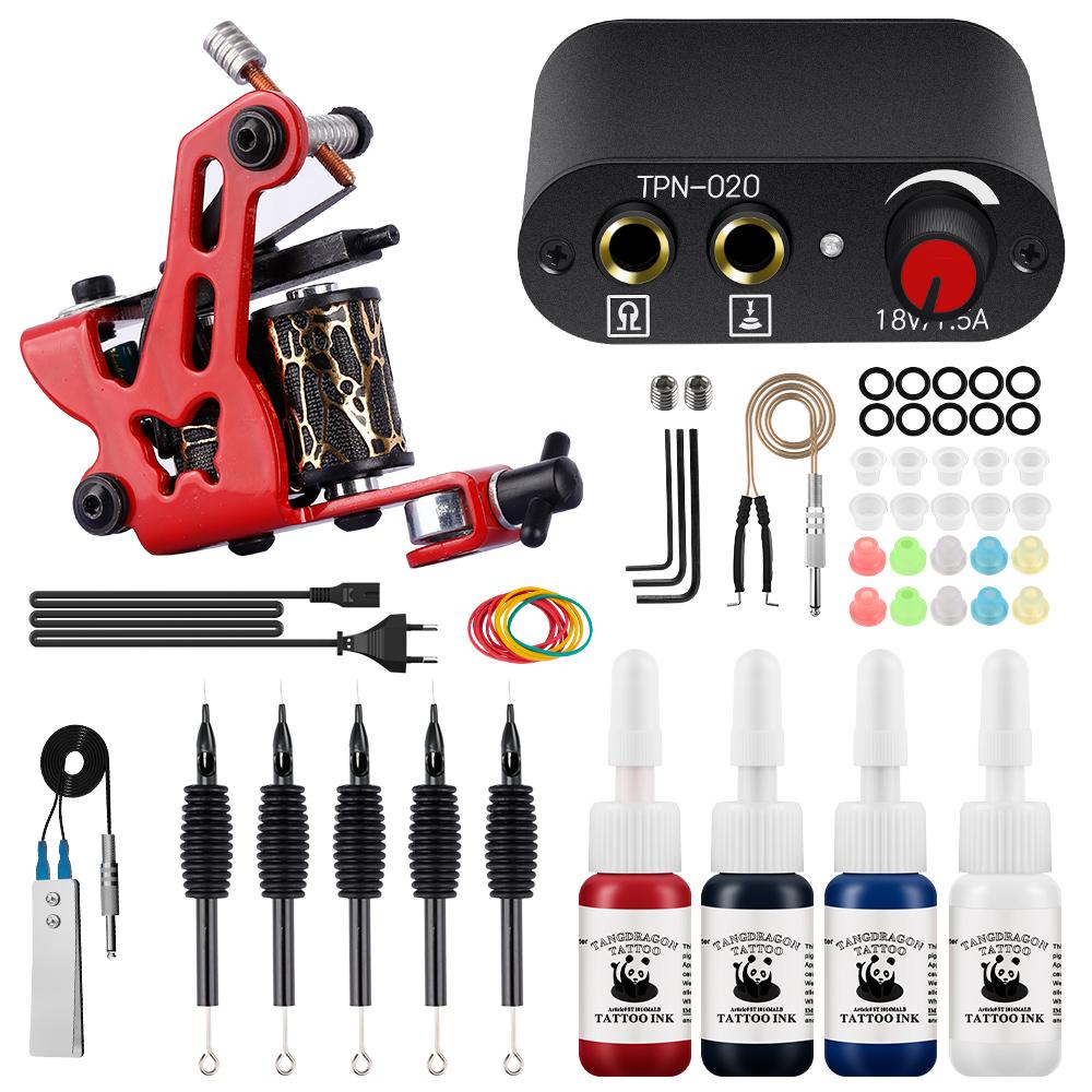 Набор тату-машинок PHOENIXY с иглами питания и чернилами для боди-арта