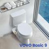 VOVO Basic 9 Slim Toilet Seat Cleaning No Power Easy Water Bamboo Dial Shower Butt Nozzle White Unit, Required, Installation, DIY, Pressure/angle