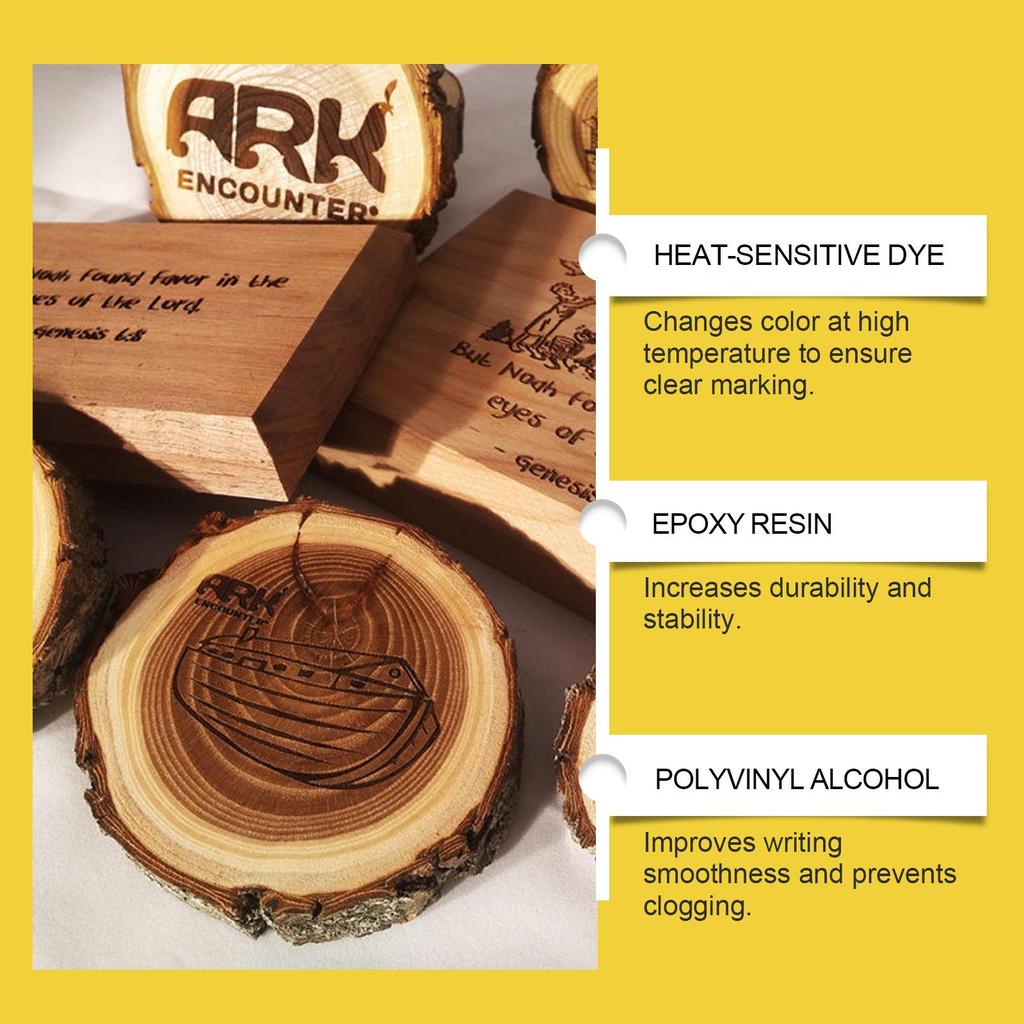 Wood Burning Pyrography Pen Set: Fish Design Coaster & Cutting Board for Handmade DIY Art