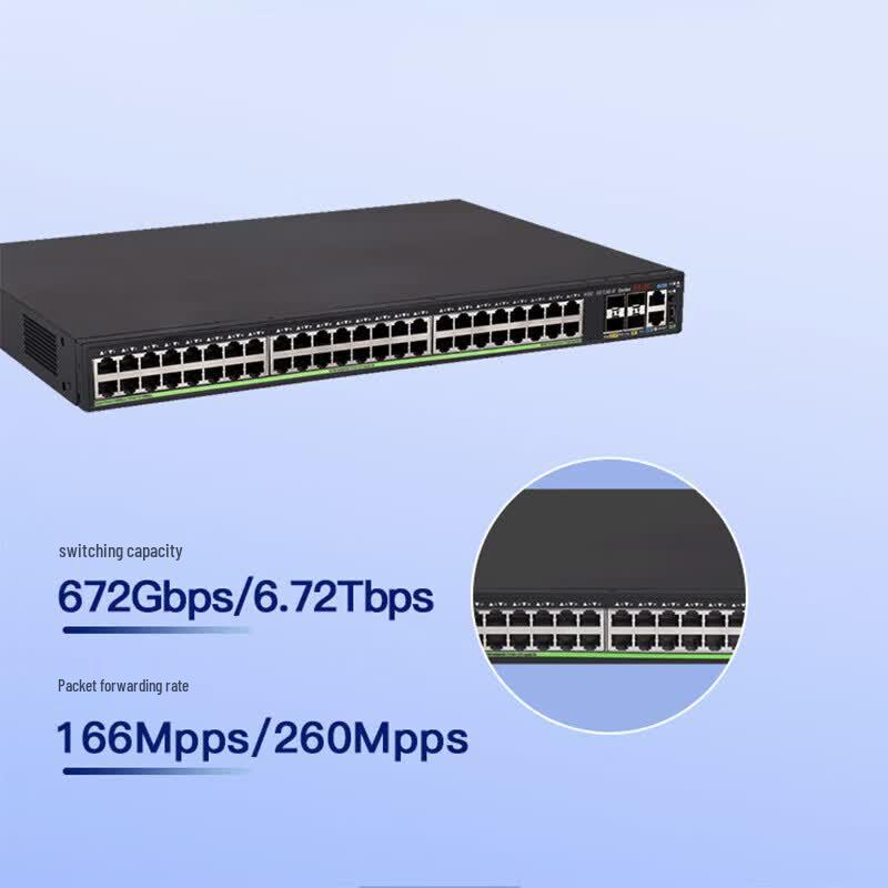 H3C S5130S-52MS-PWR-EI-G 10G Managed PoE Switch