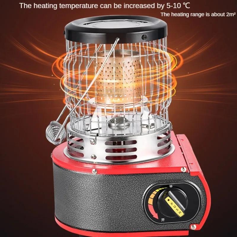 Winter Hand Warmer Camp Heater for Tent Portable Propane Heater Electronic Ignition Device with Portable Handle for Fishing