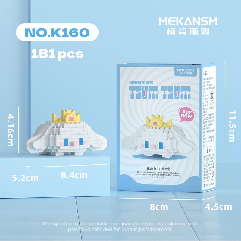 Мини строительные блоки Disney Sanrio, фигурки аниме, бриллиантовые кубики, Микки Маус, Минни Маус, Дональд Дак, Хелло Китти, DIY игрушки, подарки на фестиваль