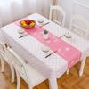 Скатерть Peva водонепроницаемая маслостойкая противоожоговая прямоугольная сетчатая пылезащитная скатерть для обеденного стола декор комнаты для вечеринок и мероприятий