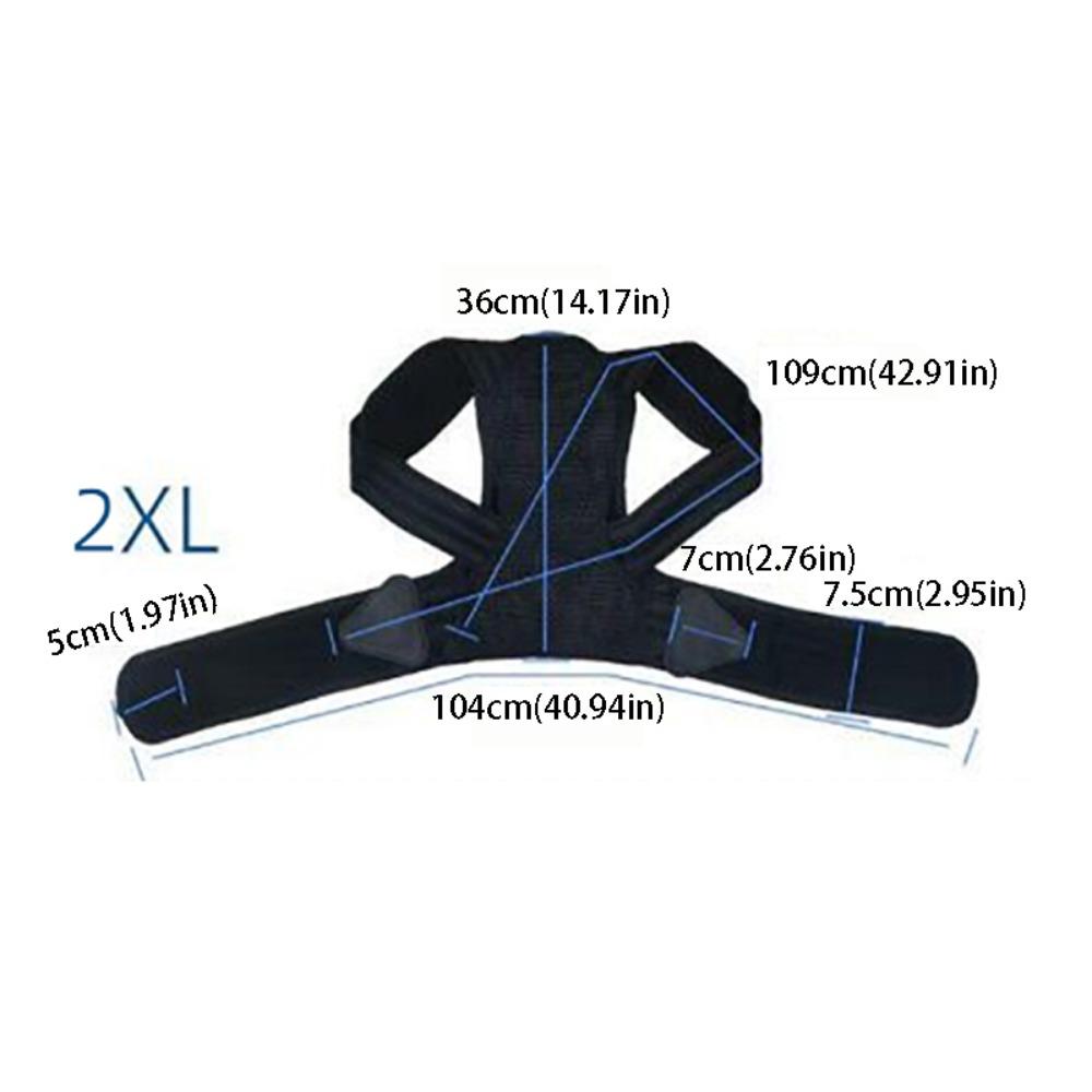 Comfortable Posture Corrector Adjustable Shoulder Straightener Lumbar Support Belt Improve Posture