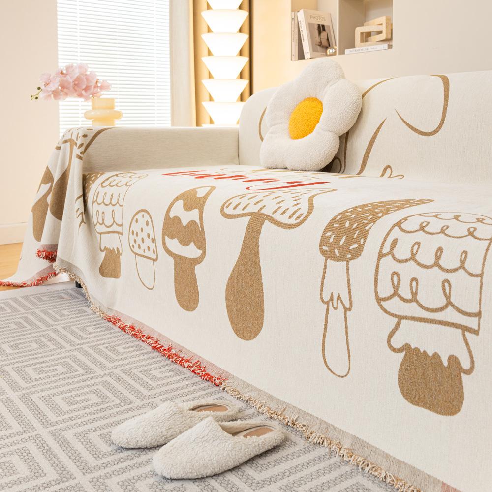 Чехол для дивана из синели, полотенце, универсальная нескользящая подушка с рисунком «Четыре сезона», чехол для дивана, ткань