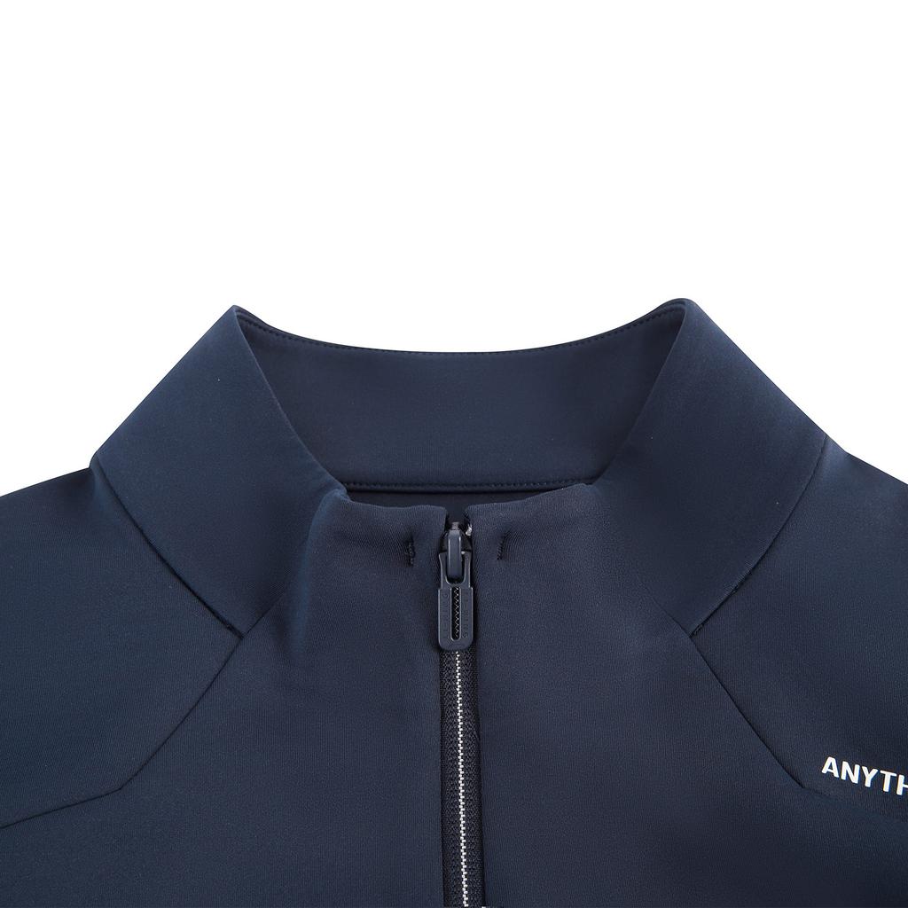 Li-Ning Быстросохнущая прохладная куртка с логотипом и воротником-стойкой для мужчин AWDV757-8