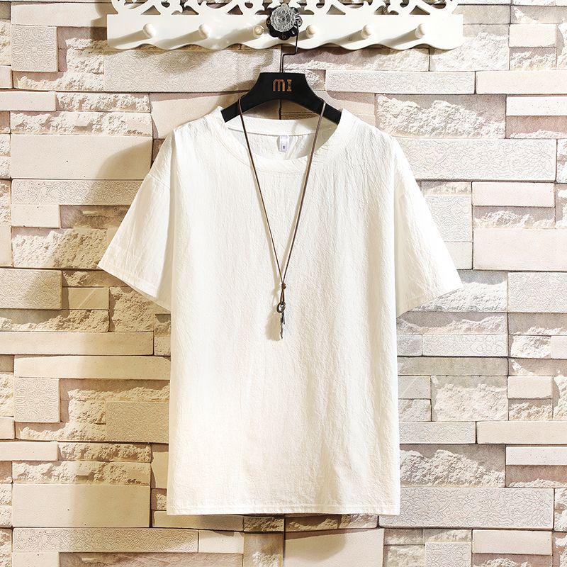 Мужской свободный кардиган Hanfu Zen: Даосский халат с рукавом три четверти в ретро-китайском стиле