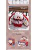 Samuel San Xiao Mao Snow Night Tea Party Silicone Plush Figurine Ornaments