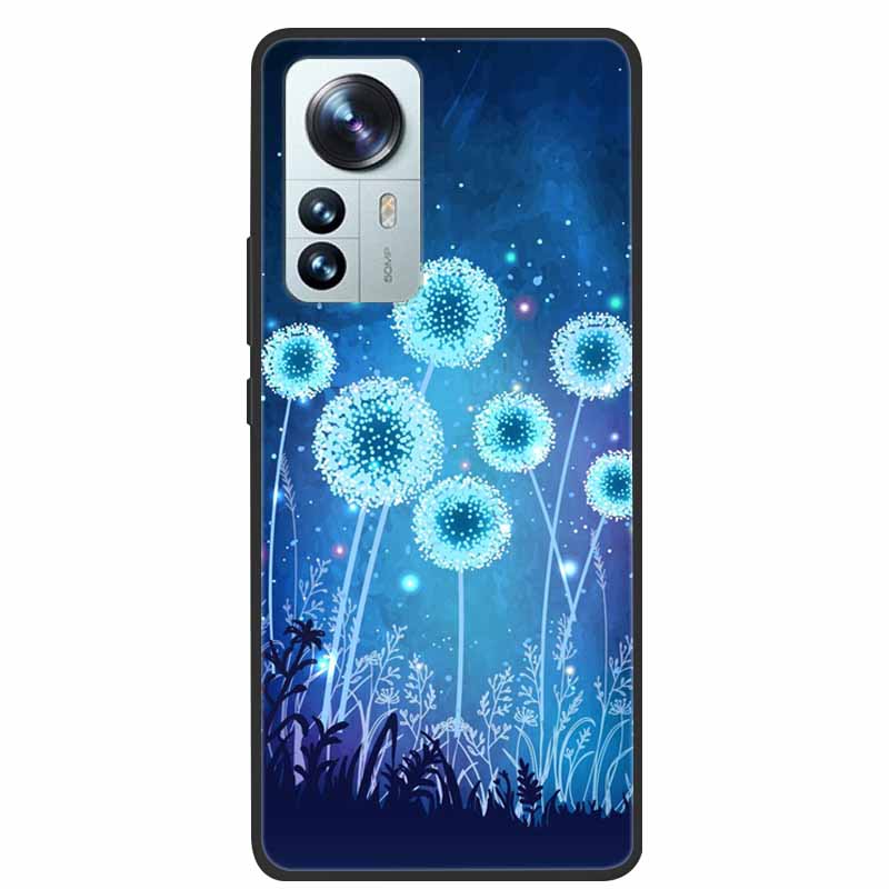 Чехол для телефона Xiaomi 12T Pro Чехол-крышка Лев Волк Черный Мягкий Силиконовый Чехол Для Xiaomi 12T Pro Задняя Крышка Чехол 12 T 12TPro Funda Capa