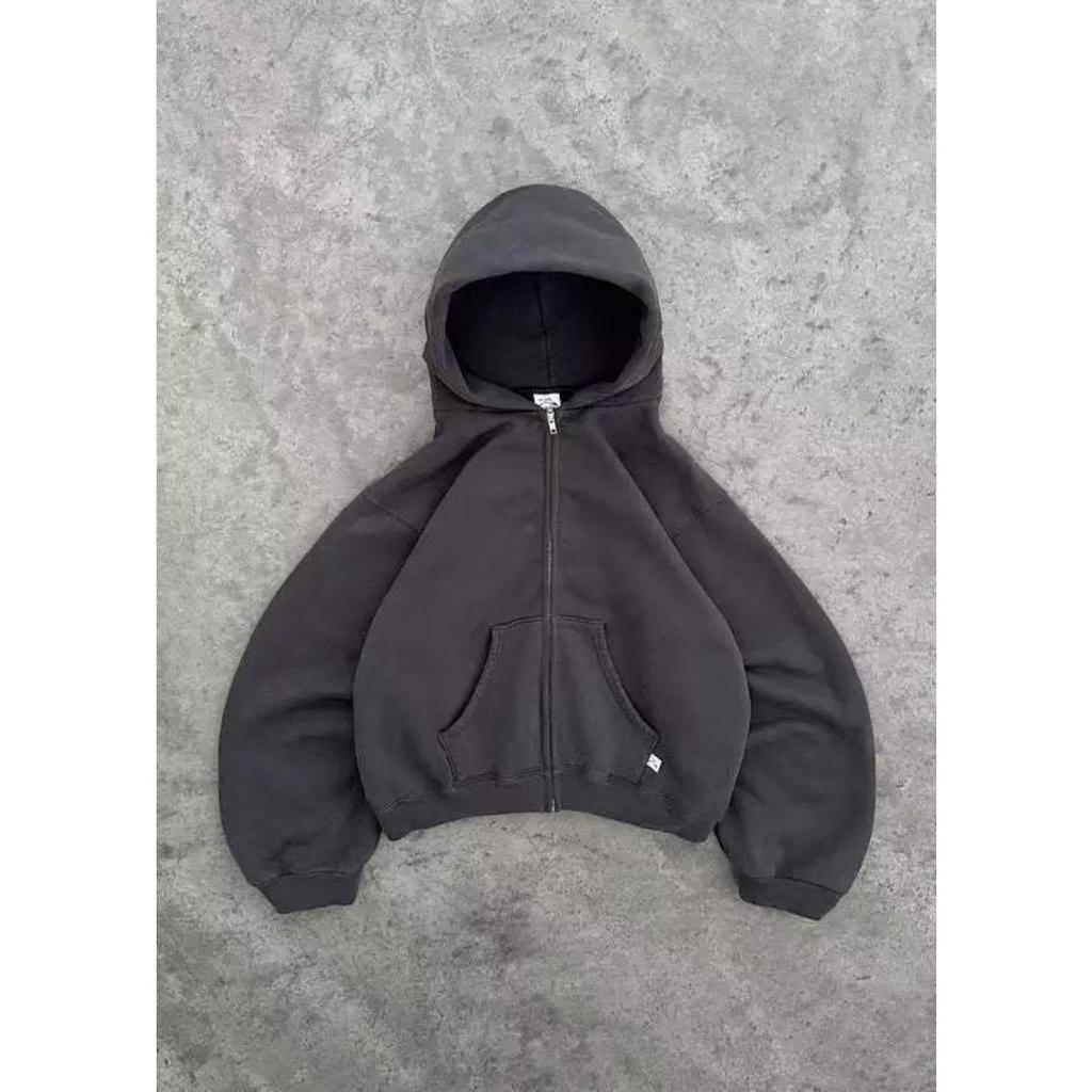 ZYLLO Американский Ретро Однотонные Худи Женские Мужские Осень Длинный Рукав Топы Худи Рубашка Уличная Одежда Хип-Хоп Пуловер Y2K Свитшот Новый