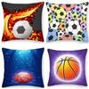 Pillow Football Basketball Office Sofa  Home Decor Double Sided  Cover Square Cushion