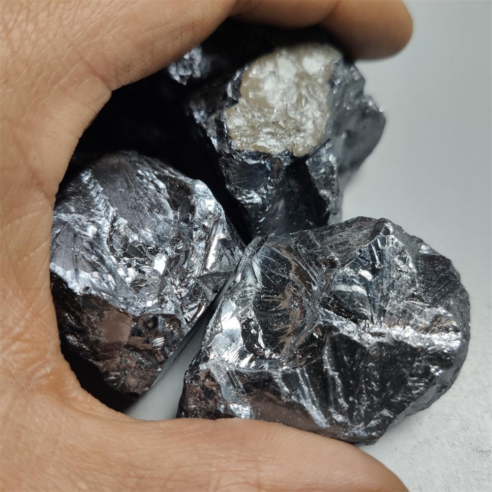 Натуральный грубый необработанный терагерцовый камень с металлическим блеском, минеральный образец, садовый аквариум, кристаллы, исцеление, энергия Рейки, украшение для дома