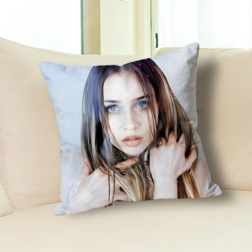 Singer F-Fiona A-Apple Anime Celebrity Merchandise All-Match Printed Pillow Case Sofa Car Office Room Decoration Protector