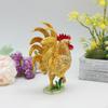 Шкатулка для украшений Статуэтка петуха Украшение Фигурка Подарки Портативный держатель Органайзер Хранение