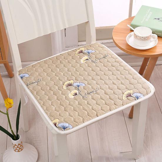 Подушка на стул с ремнями пылезащитная декоративная полиэстеровая подушка для домашнего ресторана, обеденного табурета для ежедневного использования