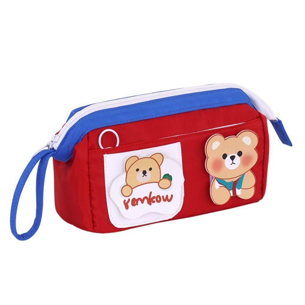 Large Size Bear Pencil Case Cute Design School Stationery Bag Student Pencil Case School Use