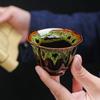 Чайная чашка Kiln Change Керамические чашки и фонарики Kung Fu Маленькие чайные чашки Master Cup Одинарная чашка Чайный сервиз Jianjian Пиала для чая Чайные чашки Шляпы-ведра Чашки