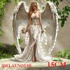 Angel with Wings, 2D Flat Acrylic, Tabletop Decoration, Ornaments, Suitable for Living Room, Office, Party, Christmas, Halloween