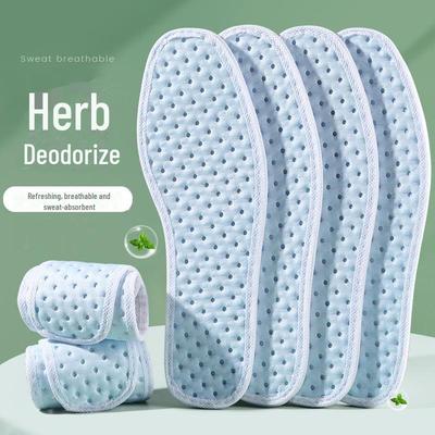 Дезодорирующие полынные впитывающие пот дышащие стельки для комфорта во время военных тренировок и занятий спортом