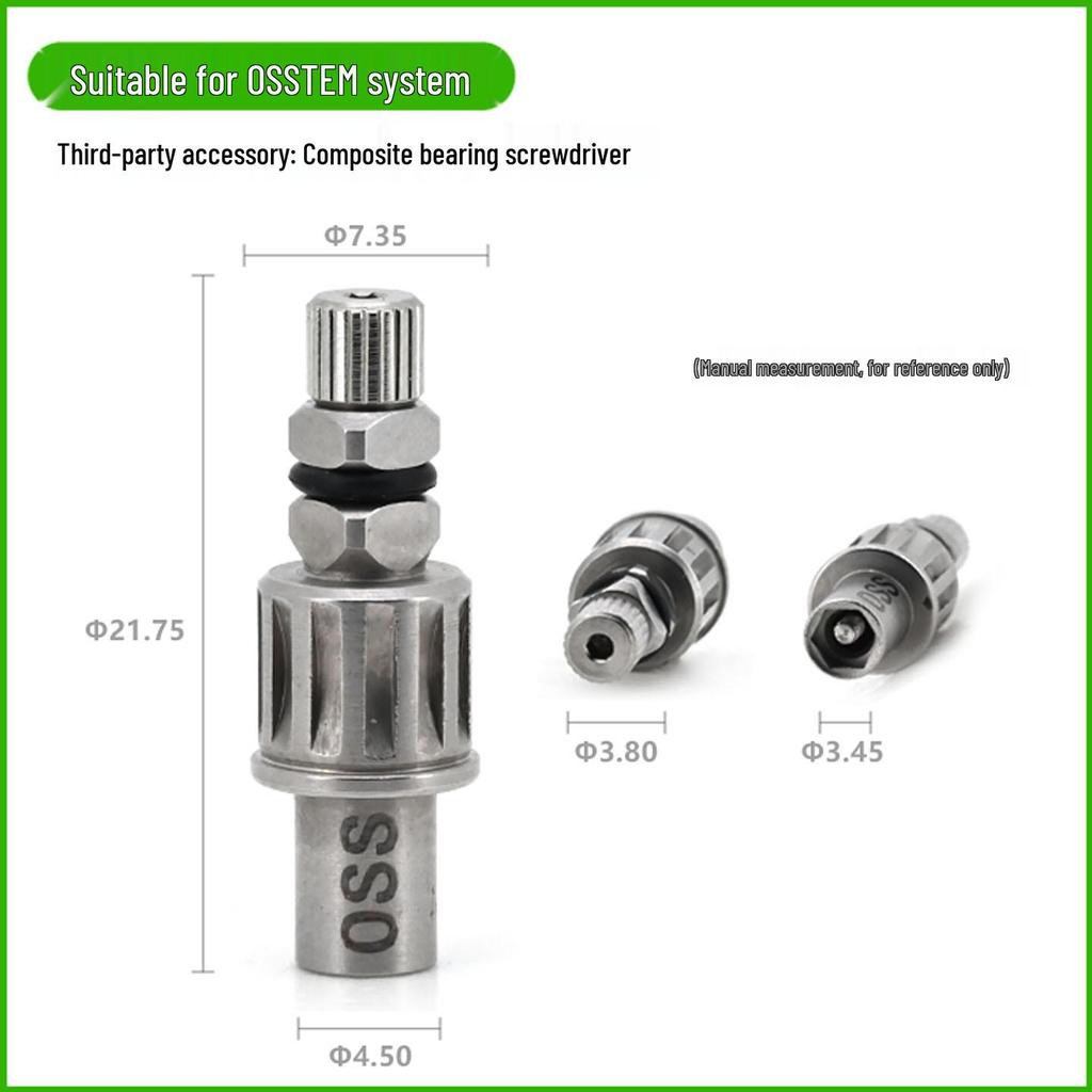 Universal Dental Implant Composite Screwdriver and Denture Tightening Wrench