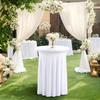Solid Color Conference Table Skirt Elastic Bar Table Cover Practical Bar Counter Cover  Hotel