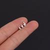 Vogue Small Cartilage Stainless Steel 2022 New 1PC 20G Trend Screw Back Piercing Jewelry Stud Earring Charming
