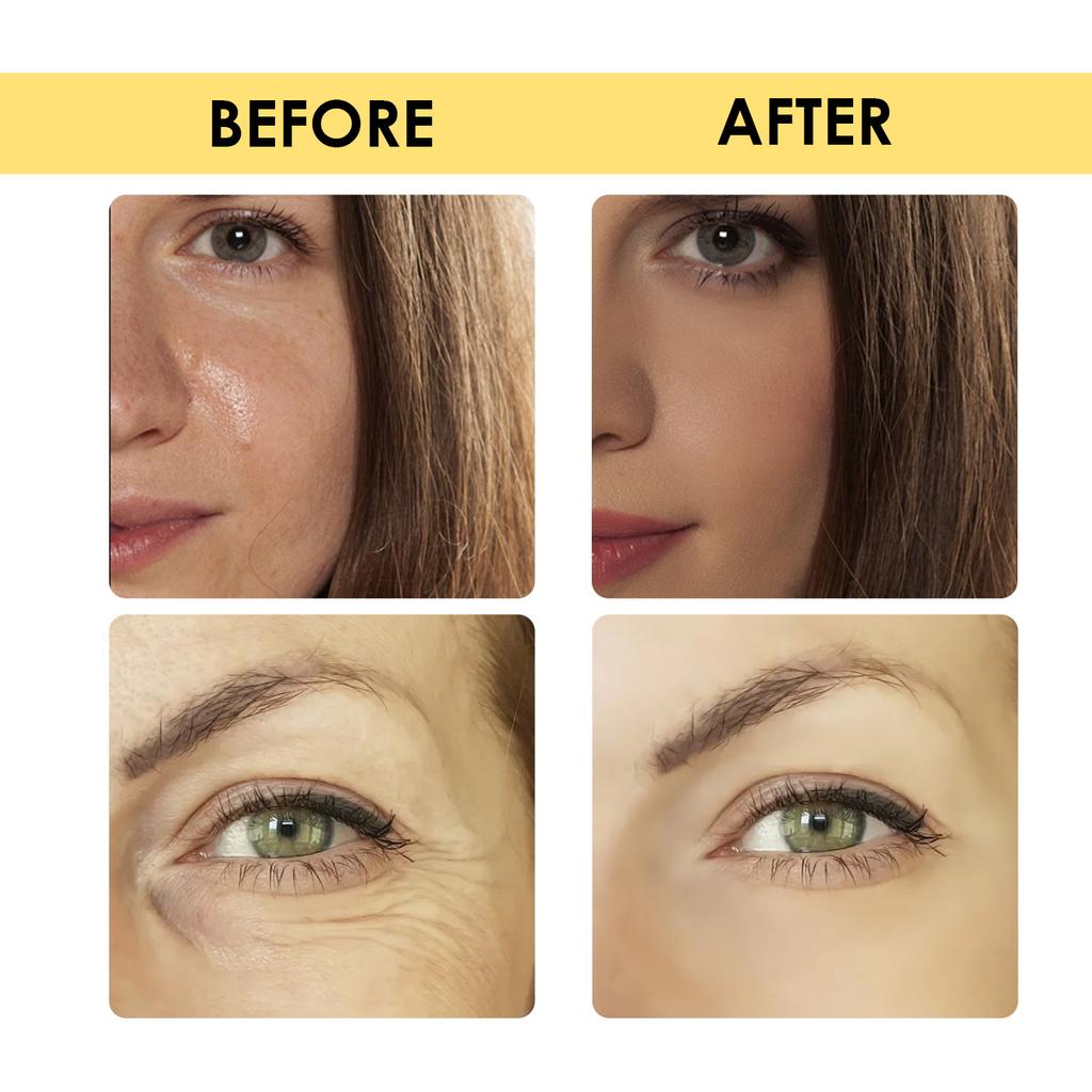 Подтягивающая эссенция с коллагеном и 24-каратным золотом осветляет, смягчает и подтягивает кожу, укрепляет и уменьшает морщины