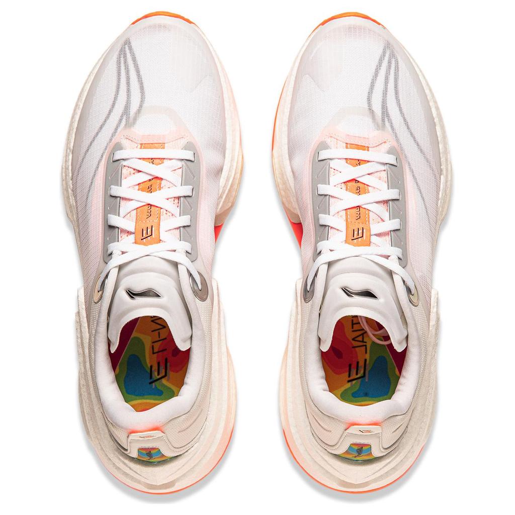 Li Ning Shadow 3 Essential Амортизация Поддержка Отскок Низкие Повседневные Беговые Кроссовки Мужские Стандартные Белый ARRU007-1
