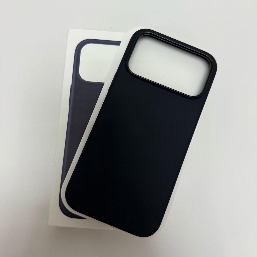 Мягкий чехол из жидкого силикона для iPhone 17 Pro Max - Однотонный, Защитный корпус от падений.