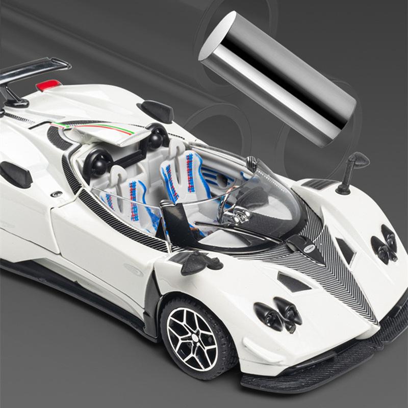 1/32 Pagani Zonda HP Barchetta Сплав Концепт Спортивный автомобиль Модель Литой Металл Гоночный Суперкар Модель Транспортного Средства Звук Свет Детский Подарок