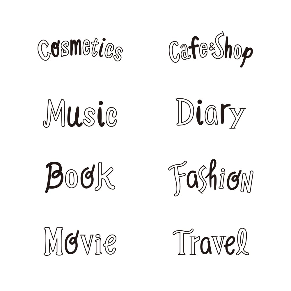 Midori Stamp Вращающийся штамп Циферблат Название Узор 35588006