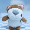 Cute Cartoon Dog Plush Toy Keychain Fluffy Bag Pendant Doll For Animal Lovers