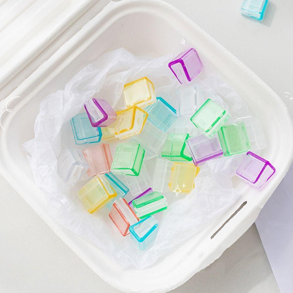 File Holder Clamps Transparent Corner Clip Push Clip Letter Paper Clip Test Paper File Folder