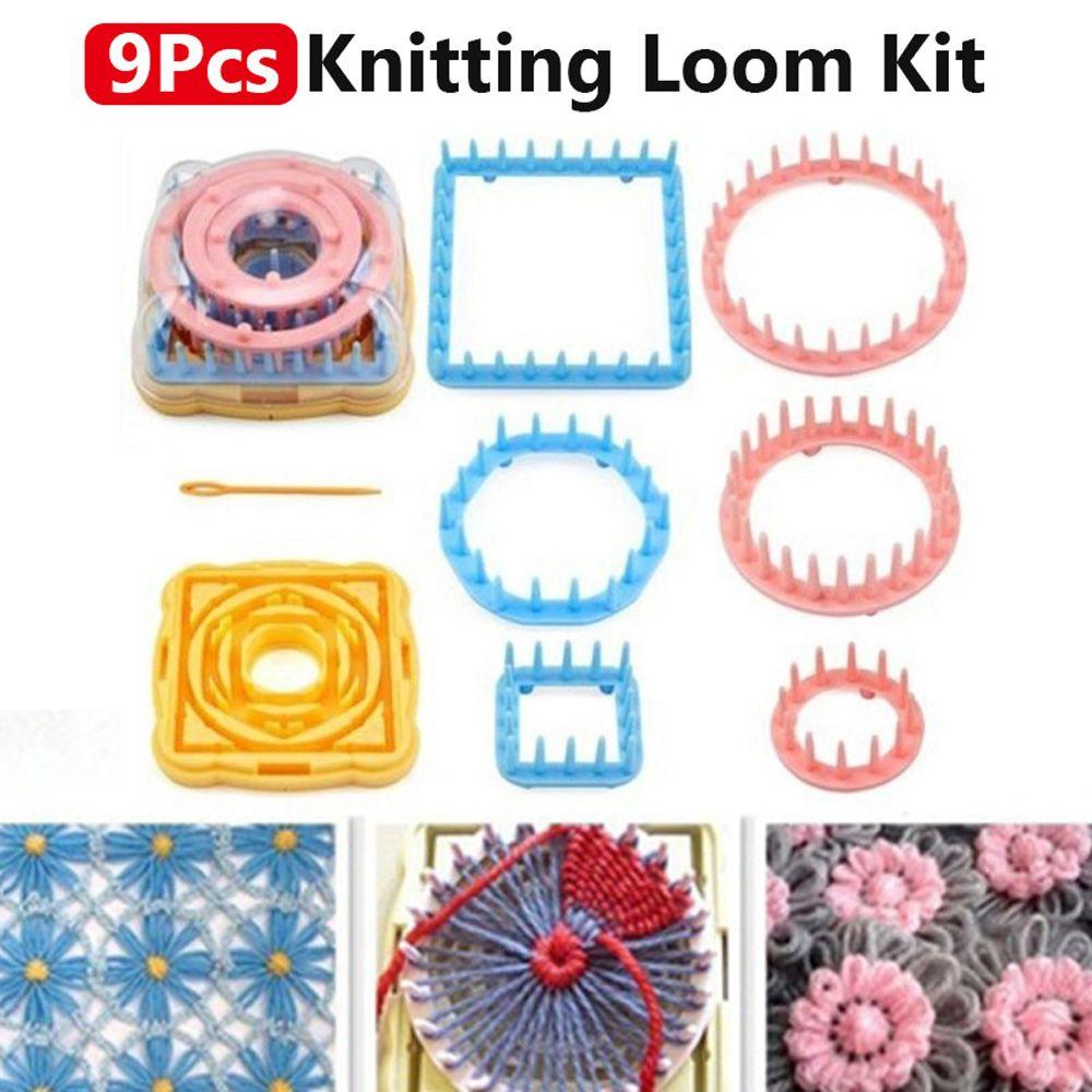 Needlework Flower Needle Wool Home Yarn Knitting Loom Daisy Pattern Maker Craft Tool Knitted Toy