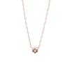 ESTELLE Ожерелье с аквамарином, камнем марта, из розового золота 18 карат [Веб-эксклюзив] (0351-9585-0017-0000)