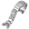 Для Casio GST-B100 26x 14 мм Вогнутый Интерфейс Нержавеющая Сталь Двойная Застежка-Бабочка Ремешок для Часов Мужской 210D/100D/S110d/330/W300 Ремешок