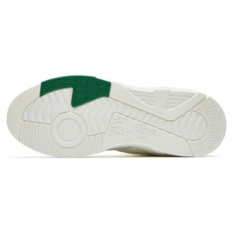 Anta Flame 3.0 Retro нескользящие амортизирующие прочные кроссовки женские кроссовки белые зеленые 122248088-6