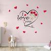 Наклейка на стену, водонепроницаемая, романтическая, съемная, самоклеящаяся, декоративная, из ПВХ, я люблю тебя, люблю, наклейки на стену, домашний декор