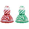 Girls Princess Tutu Leotard Dress Candy Cane Striped Christmas Party Costume Figure Ice Skating Outfits