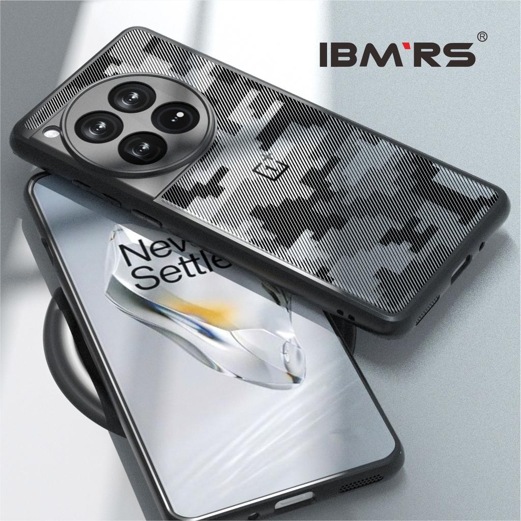 (В комплекте ремешок на запястье)[Точные вырезы для объективов камер] для камуфляжного чехла для телефона OnePlus Ace 12, прозрачный жесткий противоударный усовершенствованный защитный чехол