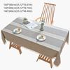 Tassel Edge Interweaving Grid Tablecloth French Rustic Washable Restaurant Tablecloth Rectangular Dust Cover Coffee Table Mat