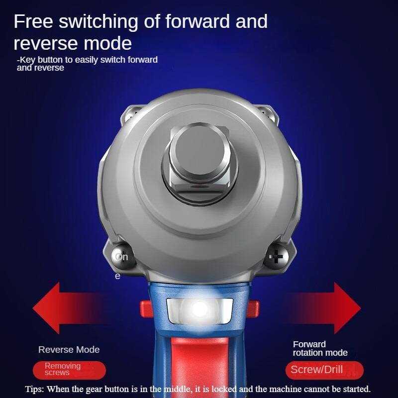 Dongcheng Charging Wrench DCPB488E Brushless Impact Wrench Lithium Battery High Torque Wind Cannon Sleeve Auto Repair Scaffold