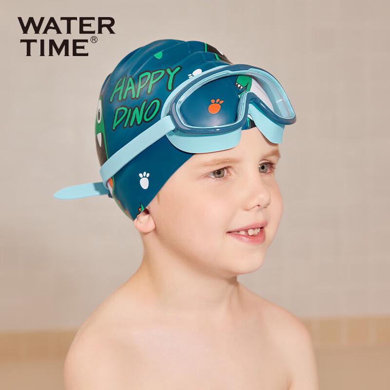 Водонепроницаемая силиконовая шапочка для плавания WATERTIME для детей