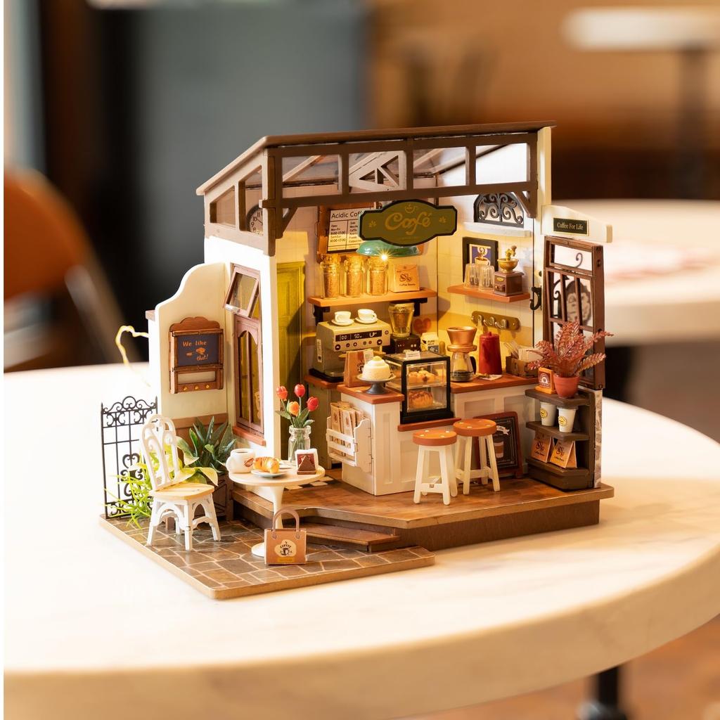 Tsukurundesu® DIY Miniature Dollhouse DG Series (Café Terrace 2) with Japanese Instructions