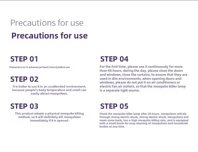 USB Rechargeable Portable Mosquito Killer Lamp for Home & Outdoor Use