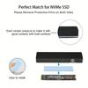 4pcs of Silicone Cooling Pads for M.2 2280 SSD NVMe, Graphics Card, Hard Drive, Memory, Thermal Conductive Silicone Sheet