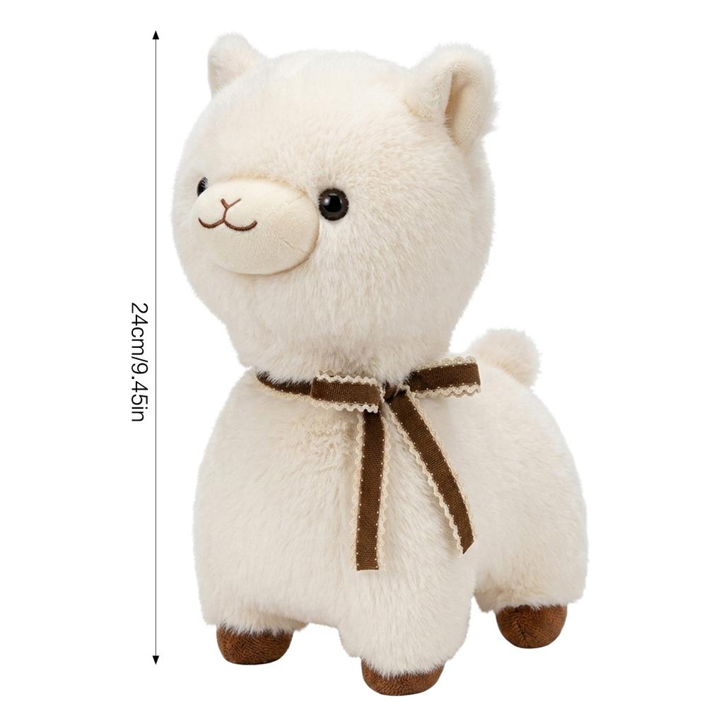 Alpaca Plush Toy Stuffed Animal Decor Ornament Soft Realistic Design