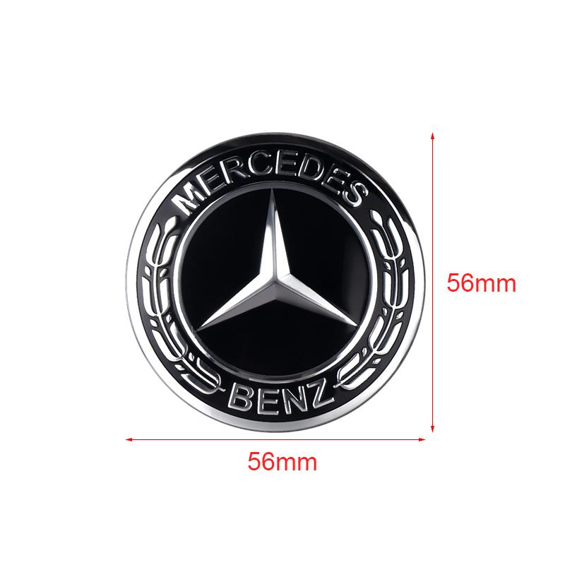 56/60mm Car Wheel Hub Cap Auto Emblem Stickers Refit Accessories For Mercedes Benz G S R C E B A Class GLA GLK C180 E300 S200 ILNOP1