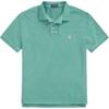 Polo Logo Вышитый Slim Fit Вертикальные пуговицы Короткий рукав Поло Рубашки Мужские Поло Светло-Зеленый MNPOKNI1N821130-300