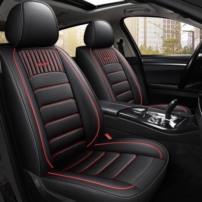 Чехлы на сиденья автомобиля из ПУ-кожи для 5-местного автомобиля, аксессуары для интерьера автомобиля, защитные чехлы для сидений, подушки для автомобиля, внедорожника, универсальные